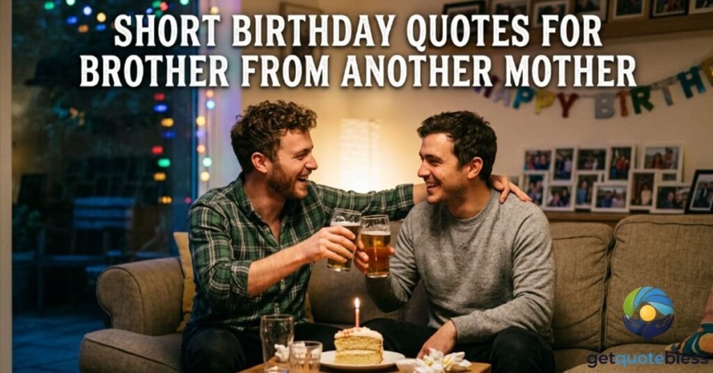 Short Birthday Quotes for Brother from Another Mother