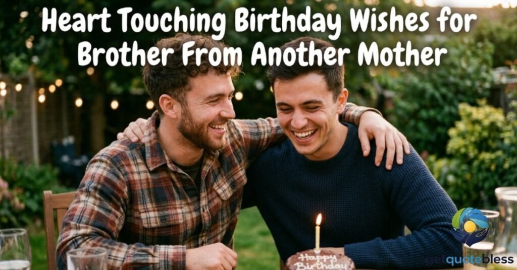 Heart Touching Birthday Wishes for Brother From Another Mother