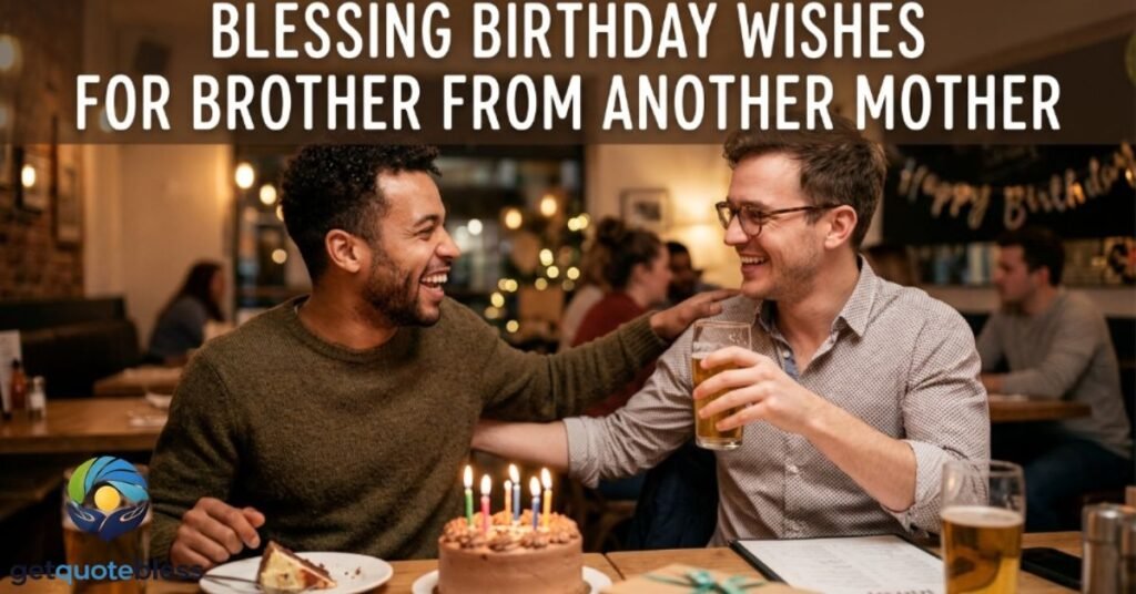 Blessing Birthday Wishes for Brother from Another Mother