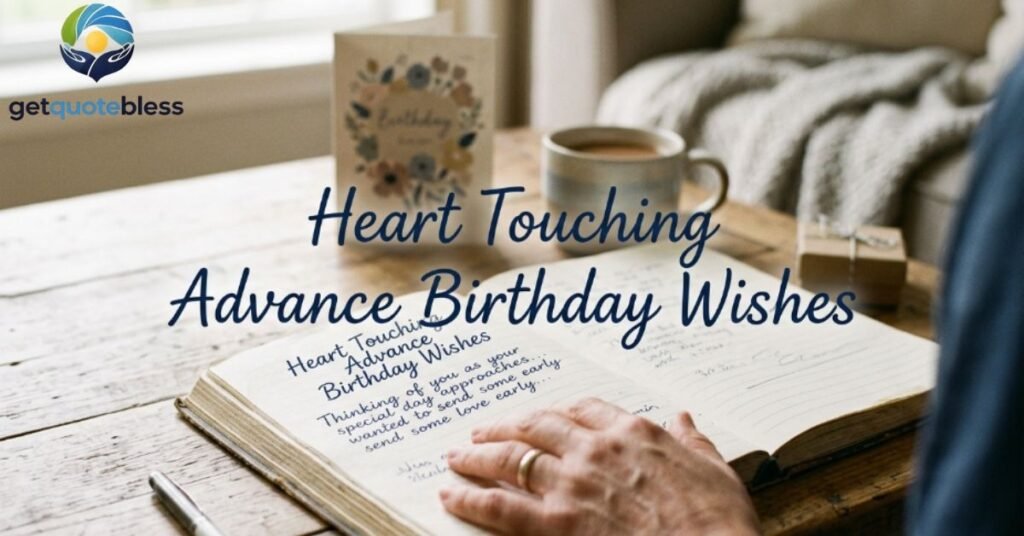 Heart Touching Advance Birthday Wishes