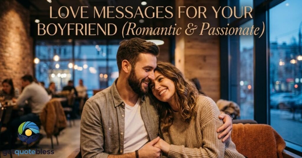 Love Messages for Your Boyfriend (Romantic & Passionate)