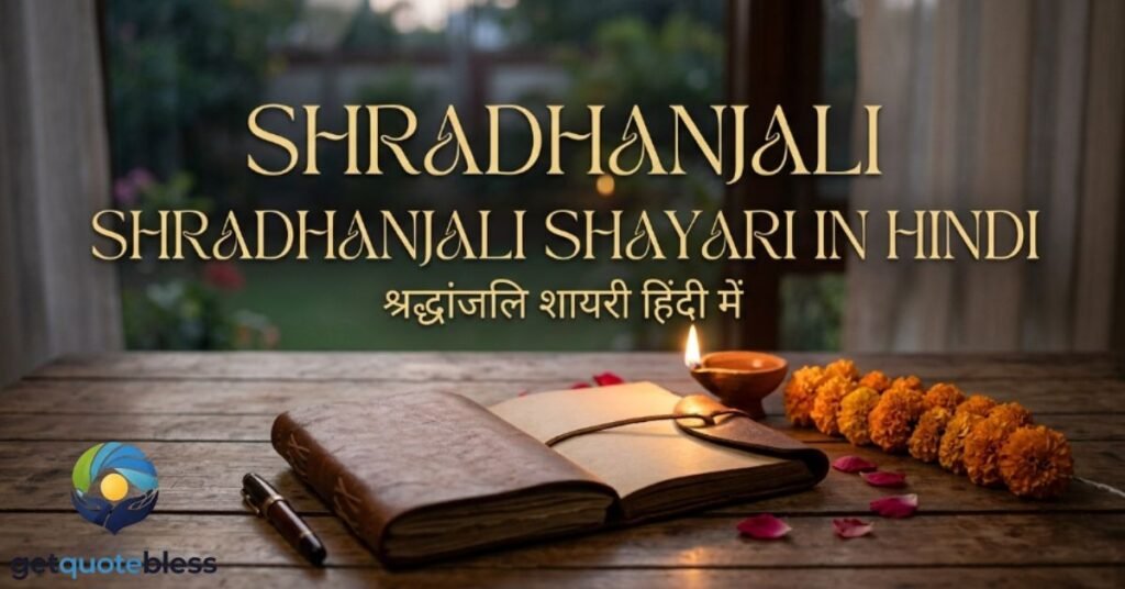 Shradhanjali Shayari in Hindi