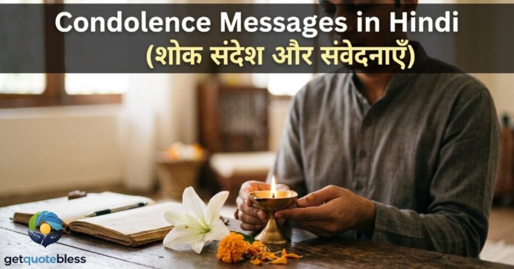 Condolence Messages in Hindi (शोक संदेश और संवेदनाएँ)