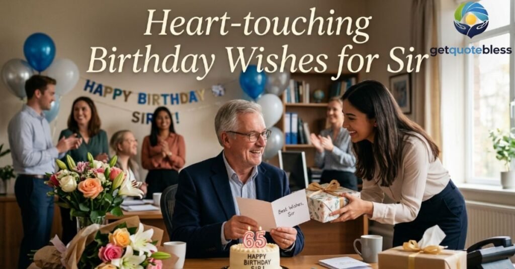 Heart-touching Birthday Wishes for Sir