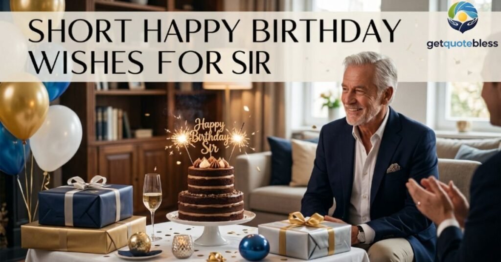 Short Happy Birthday Wishes for Sir