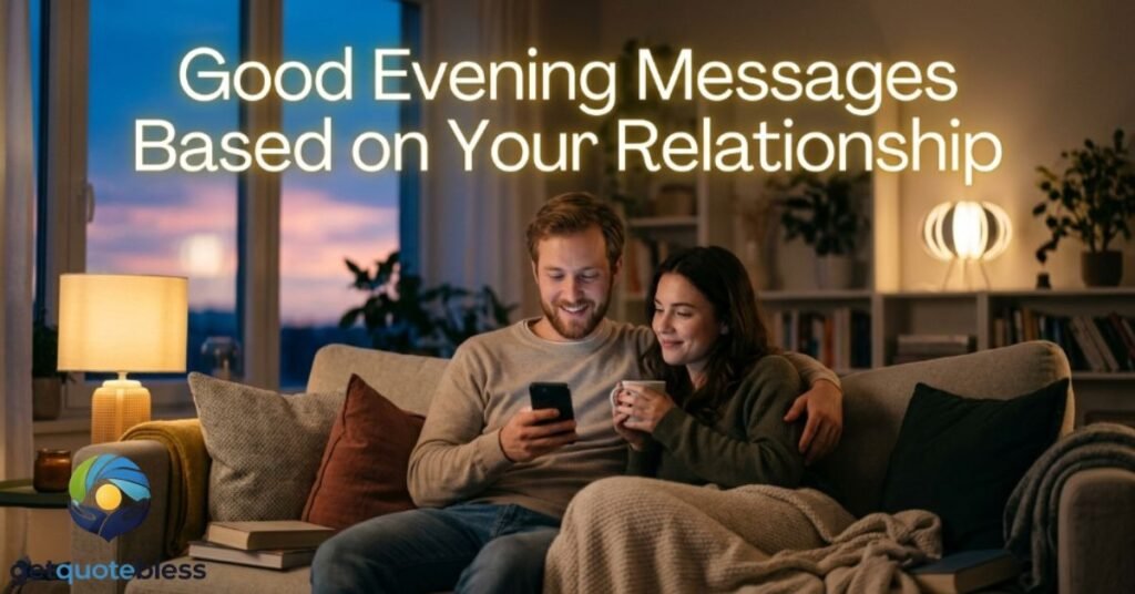 Good Evening Messages Based on Your Relationship